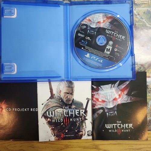 The Witcher 3 Wild Hunt (Sony PlayStation 4 PS4) Includes map and manual - Picture 3 of 4