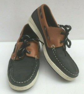 blue suede deck shoes