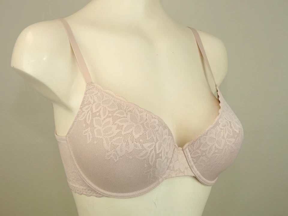 Sujetador Natori 731252# Puro Glamour Ajuste Completo Forrado con Aros EE. UU. Talla 36 DD Foto 4 de 4