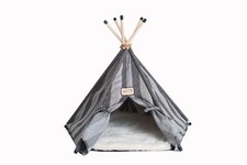 Armarkat Cat Bed Model C56HBS/SH, Teepee Style with Striped Pattern
