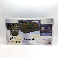 Net Lights 150 Heavy Duty Multi Color Christmas Holiday Indoor Outdoor 6x4' Bush