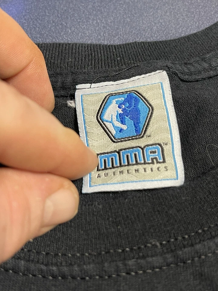 Vintage Chuck Liddell UFC T-Shirt Men's Large The Iceman Shirt MMA Fighting - Image 4 of 4