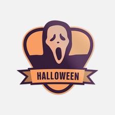 Halloween Ghost Vinyl Sticker Decal