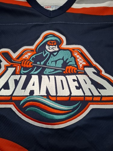 eishockey trikot NEW YORK ISLANDERS vintage sz XX NHL FISHERMAN ccm - Bild 2 von 9