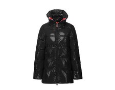 Invicta Leah Contemporary Stylish Coat Black Gloss Women's Jacket 4432354d-1466