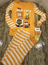 Peanuts Halloween Pajama Boo Crew Snoopy Charlie BrownSize 5 NEW Peanuts, Cotton