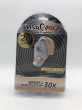 MSA PRO RECHARGEABLE SOUND AMPLIFIER #11-09351 BRAND NEW & SEALED! MR 102