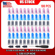 100Pcs Tire Repair Rubber Nails Tyre Puncture Repair Screws Kit with Screwdriver