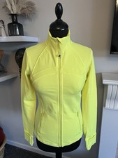 Lululemon x Peloton Define Jacket Yellow US6 UK 8-10