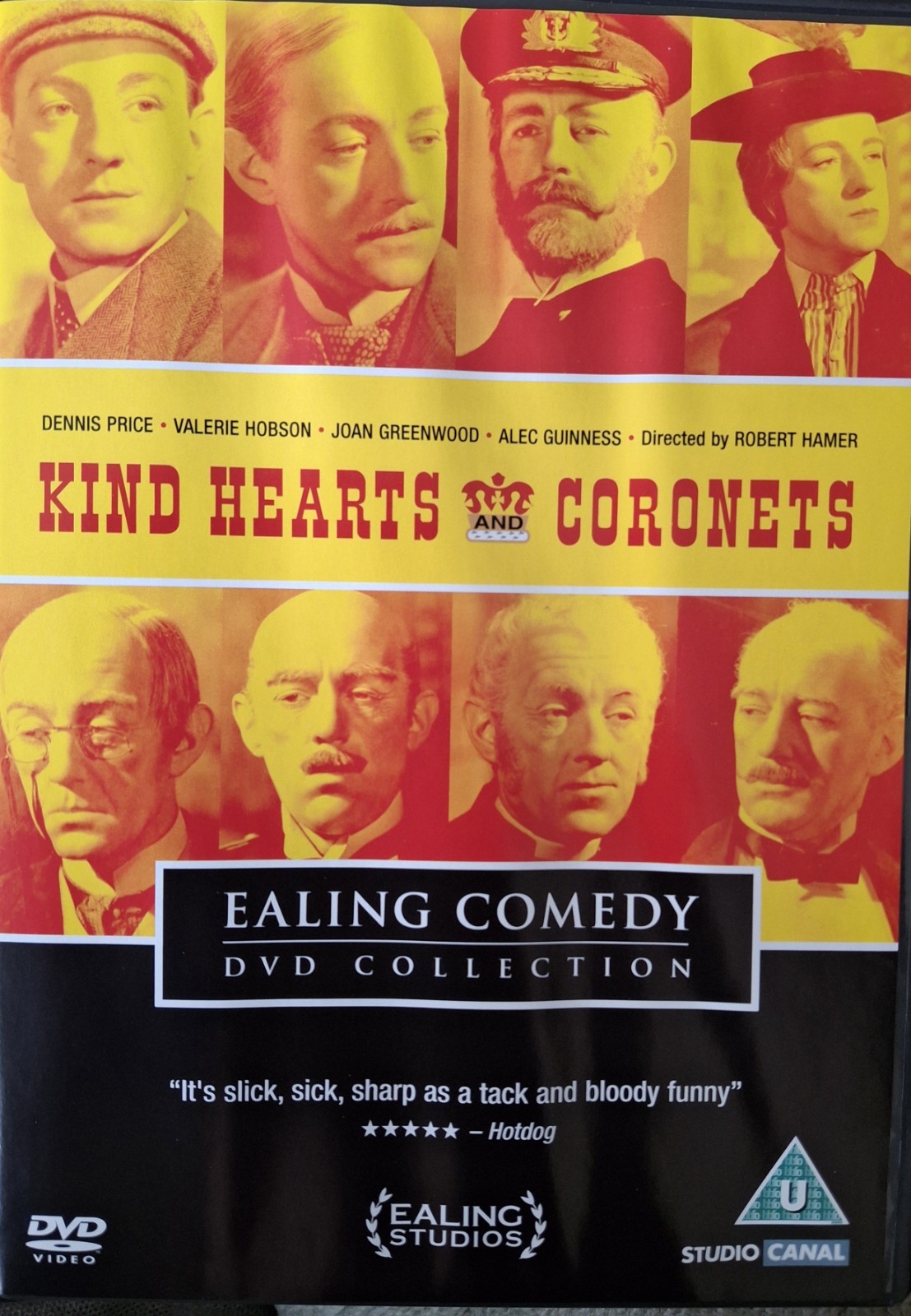 Kind Hearts And Coronets (1949) DVD 2004 Alec Guinness Ealing Comedy Like New