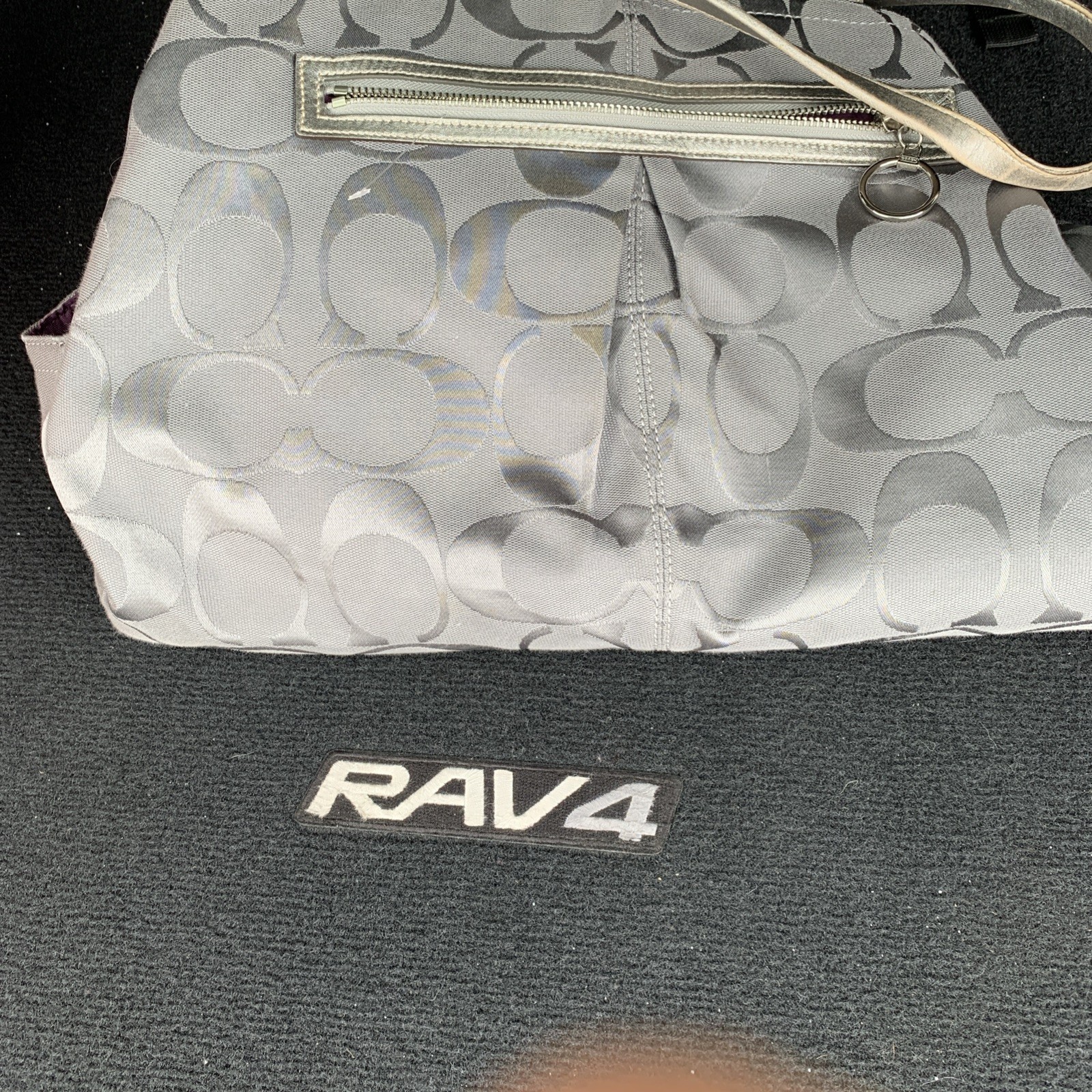 Coach Black Leather Tote Bag F14863