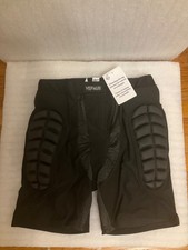 Vepaus Black Protective Padded Bike Sports Shorts XL for impact, falling