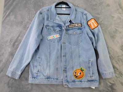 Disney Vault Collection Denim Jacket Bird Think Orange Jean 50th Anniversary