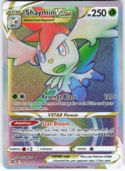 Shaymin VSTAR (Secret) 173/172 Brilliant Stars Rainbow Rare Holo