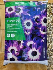 Multi-Purpose Peat-Free Compost Soil 50L With Verve, Indoor and Outdoor Soil x2