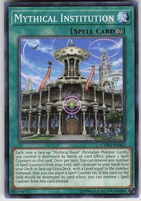 Mythical Institution CYHO-EN062 Unlimited Yu-Gi-Oh TCG Lightly Played