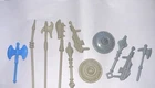 Vintage Masters Of The Universe MOTU Accessories Weapons Lot Of 11