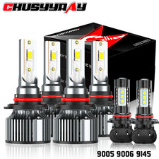 Fit Toyota Corolla Sedan 4-door 1.8l 2005-2008 Led Headlightfog Light Bulbs Kit
