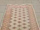 Rare Hand knotted Vintage Pakistani Bokhara Jhaldar Wool Area Rug 4.5 x 3.1 Ft — photo 5
