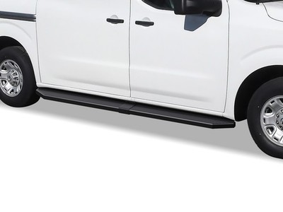 APS Black Flat Running Boards Style Fit 12-21 Nissan NV 1500 2500 Full Size Van