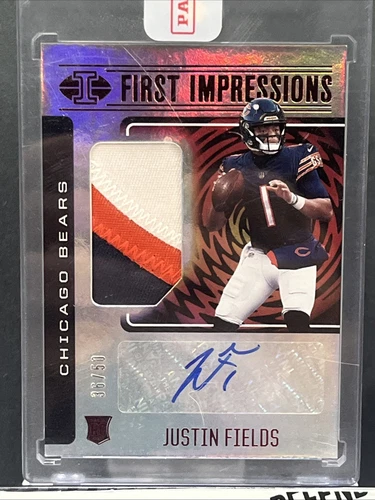 2021 illusions football justin fields RPA /50