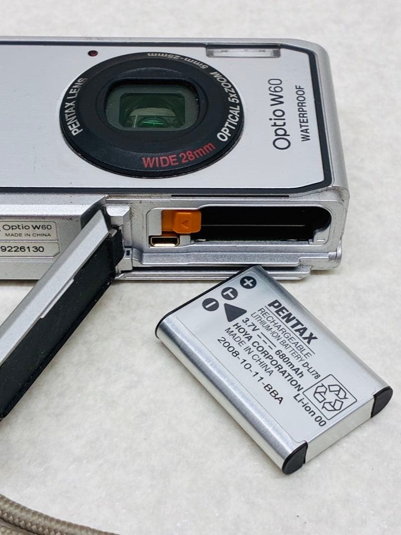 PENTAX Optio W60 Compact Digital Camera Tested Working Seller