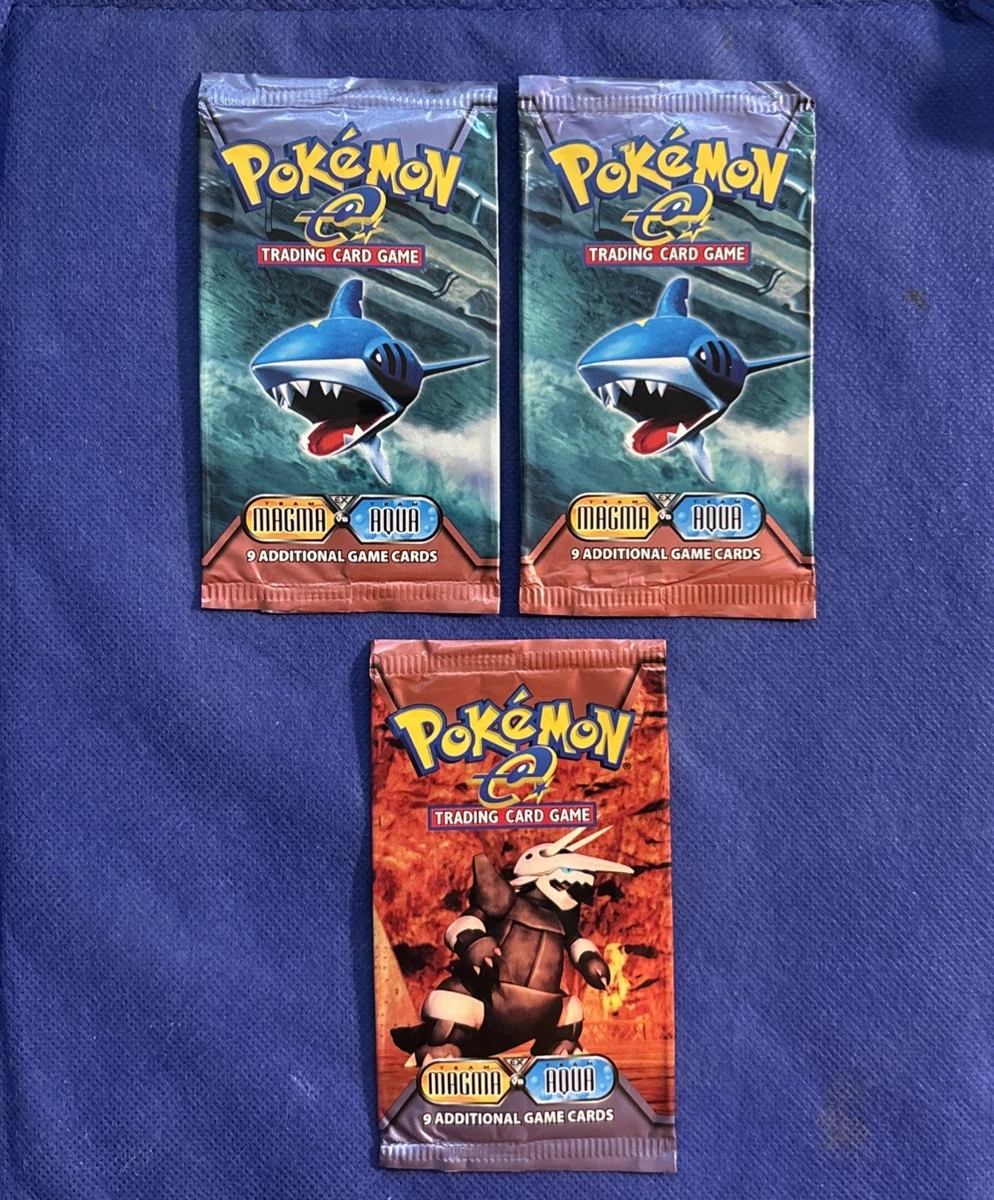 pokemon team magma vs team aqua booster box EX Retreat Cost 2004 Pokemon Card Game (TCG)