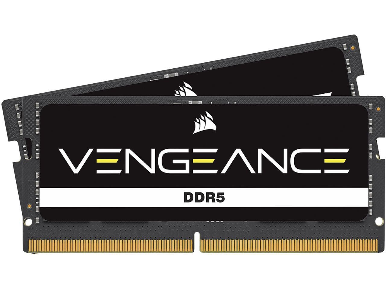 CORSAIR Vengeance 32GB (2 x 16GB) 262-Pin DDR5 SO-DIMM DDR5 5200 (PC5 41600) Lap
