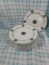8 Bread & Butter Plates St Albans O.P. CO. Syracuse China 6.25" Diameter 
