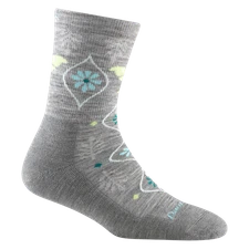 DARN TOUGH 5006 Light Gray Luna Micro Crew Mid Weight Cushion Womens Socks Wool