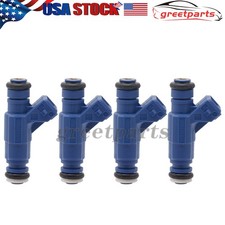 4x Fuel Injectors 06b133551m 0280155734 For Audi A4 Quattro Vw Passat 1.8l Turbo