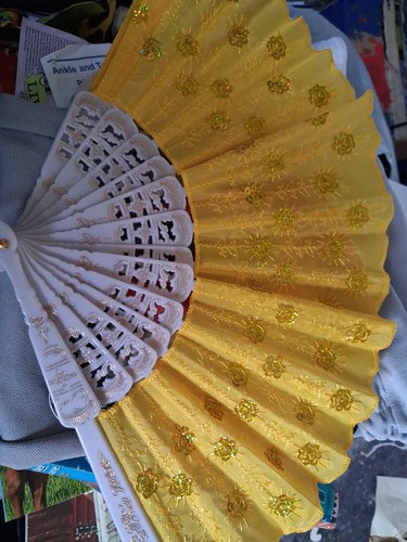 Yellow Decorative Fan