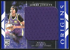 2024 Panini Origins WNBA Jumbo Jerseys Blue Rickea Jackson RC /25
