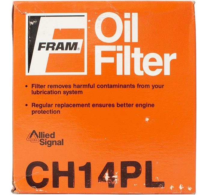Filtro de aceite de repuesto FRAM AlliedSignal para Ford C900 1981 número de modelo CH14PL Foto 3 de 4