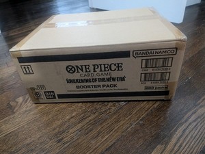 awakening of the new era booster box case OP4+ English Acrylic Leader x6 Common x45 Uncommon x30 Rare x26 Super Rare x10 Secret Rare x2 Special Card x6 DON One Piece Awakening of the