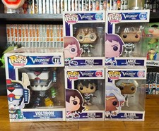 Funko pop! Voltron Legendary Defender - Keith,  Lance, Pidge, Allura & Voltron