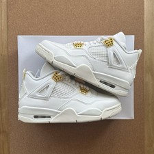 UK 9 - Air Jordan 4 Retro (W) - Oro metallizzato