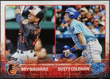 2015 Topps Update Baseball Rey Navarro / Dusty Coleman RCOM, RC #US298 NM