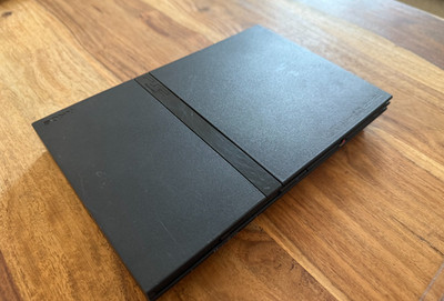 Original Sony PS2 Slim Konsole Schwarz | Modell SCPH-70004 | Getestet & Funktion
