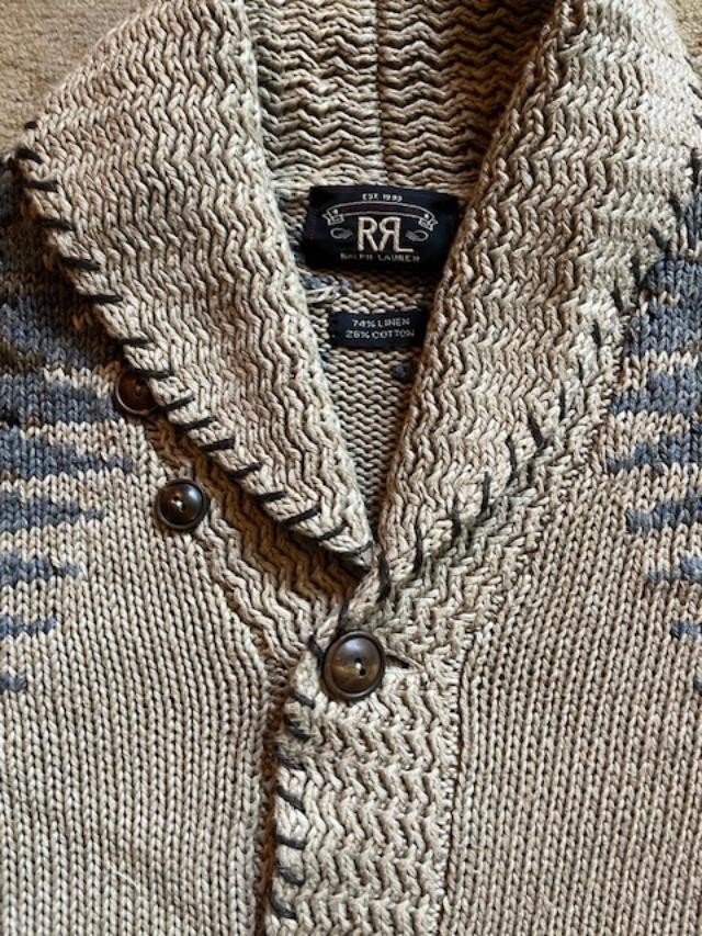 Special Edition Authentic RRL Cotton/Linen Sweater/ No International ...