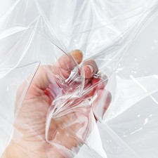 Clear TPU Vinyl Fabric 54-Inches Wide, 12 Gauge Clear Waterproof Vinyl Mult...