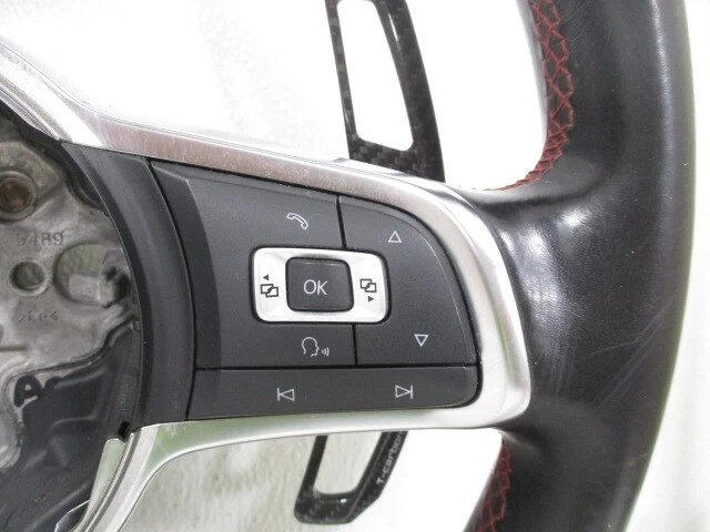 2017 Volkswagen Jetta GLI Sport Leather Steering Wheel w/ Shift Paddles OEM LKQ - Изображение 3 из 4