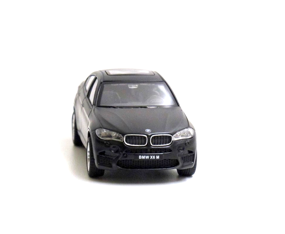 CMC TOY 1:43 BMW X6 M Black Matte F16 2015 Pull Back Action Toy