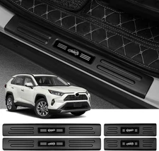 4PCS Door Sill Protector for Toyota RAV4 2025 2024 2023 2022 2021 2020 2019... 