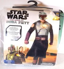 Star Wars The Book Of Boba Fett Mens Costume With Padded Jumpsuit Attached Cape