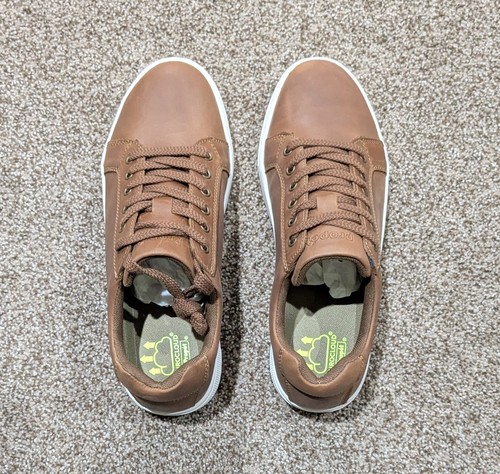 ProPet Koda Herren Hellbraun Leder Sneaker Schuhe Größe 10 - Bild 5 von 10