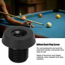 Billiard Cue Back Plug Screw For Connection Between Club And Extension Handl NY
