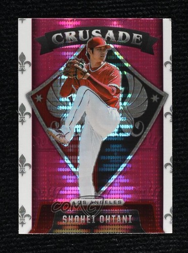 2022 Panini Chronicles Crusade Pink Pulsar Prizm Shohei Ohtani #5 0z95