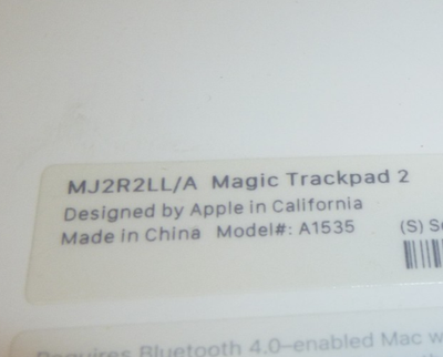 Apple Magic Wireless Trackpad 2 - MJ2R2LLA for sale online | eBay