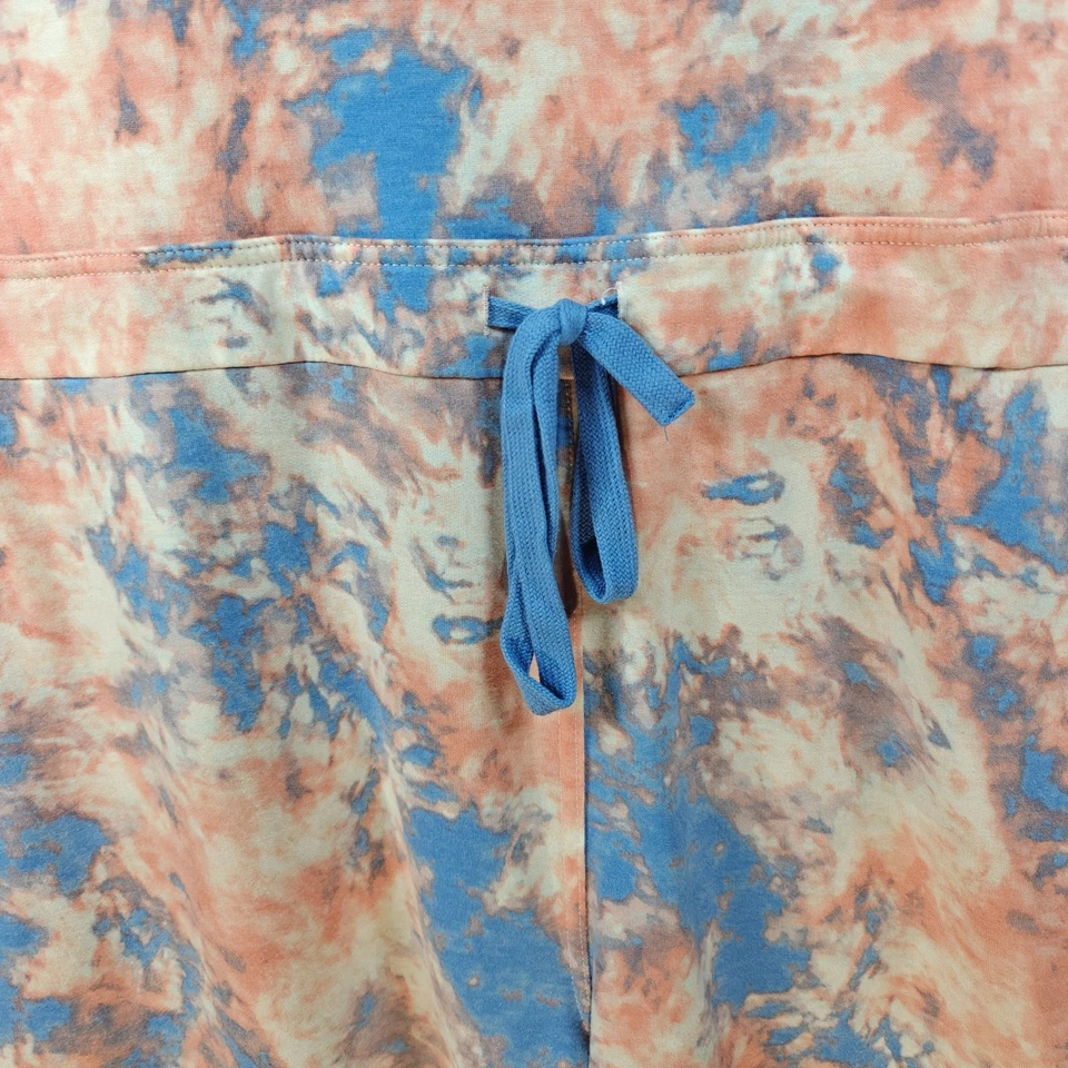 Pantalones cortos tie dye JOLIE & JOY para mujer talla 2XL azul rosa Foto 3 de 4